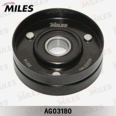 Miles AG03180 Idler roller AG03180: Buy near me in Poland at 2407.PL - Good price!