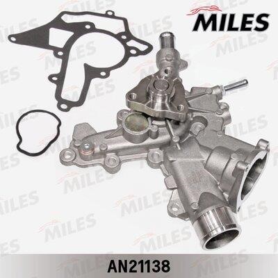 Miles AN21138 Water pump AN21138: Buy near me in Poland at 2407.PL - Good price!