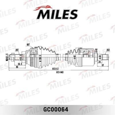 Antriebswelle Miles GC00064