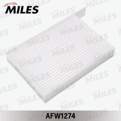 Miles AFW1274 Filter, interior air AFW1274: Buy near me in Poland at 2407.PL - Good price!
