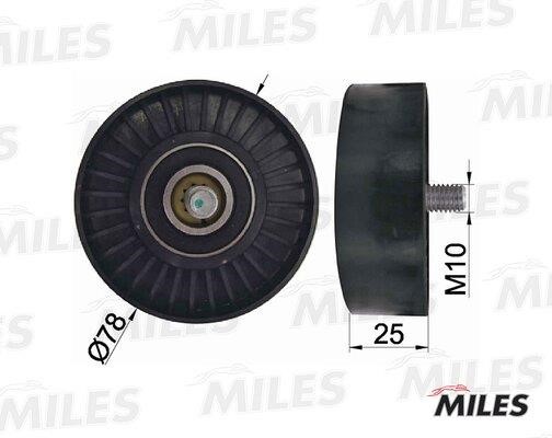 Miles AG03126 Ролик обводной ремня поликлинового (приводного) AG03126: Отличная цена - Купить в Польше на 2407.PL!