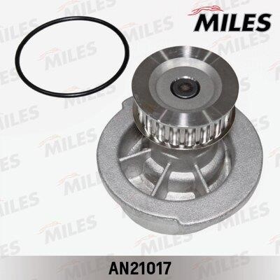 Miles AN21017 Water pump AN21017: Buy near me in Poland at 2407.PL - Good price!