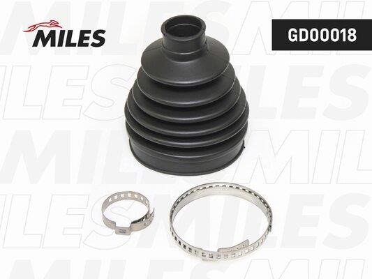 Miles GD00018 Bellow set, drive shaft GD00018: Buy near me in Poland at 2407.PL - Good price!