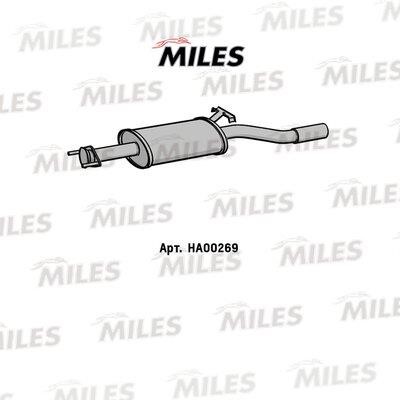 Miles HA00269 Глушитель, задняя часть HA00269: Отличная цена - Купить в Польше на 2407.PL!