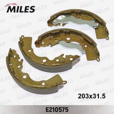 Miles E210575 Brake shoe set E210575: Buy near me at 2407.PL in Poland at an Affordable price!