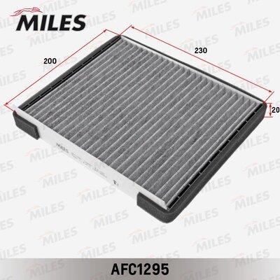 Miles AFC1295 Filter, interior air AFC1295: Buy near me in Poland at 2407.PL - Good price!