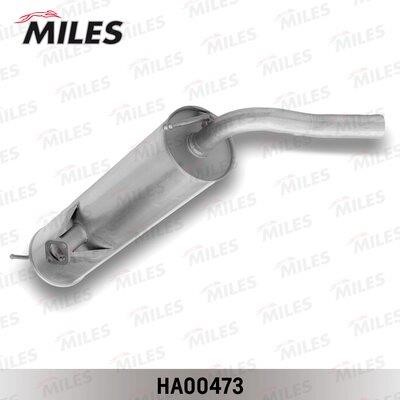 Miles HA00473 End Silencer HA00473: Buy near me in Poland at 2407.PL - Good price!