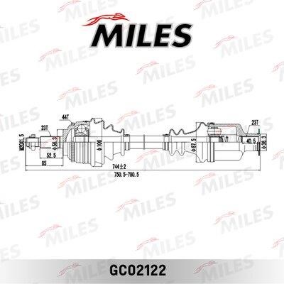 Miles GC02122 Antriebswelle GC02122: Kaufen Sie zu einem guten Preis in Polen bei 2407.PL!