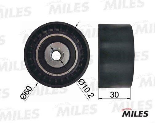 Miles AG02081 Tensioner pulley, timing belt AG02081: Buy near me at 2407.PL in Poland at an Affordable price!