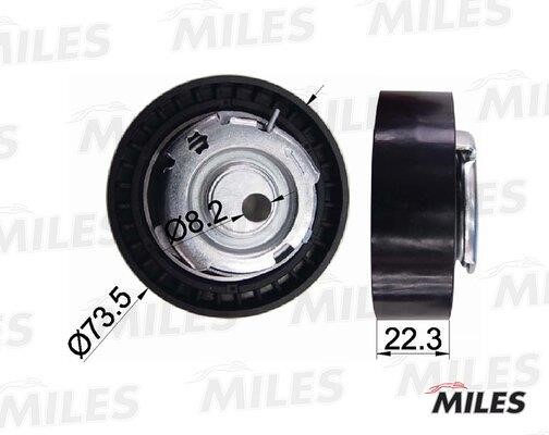 Miles AG02005 Tensioner pulley, timing belt AG02005: Buy near me in Poland at 2407.PL - Good price!