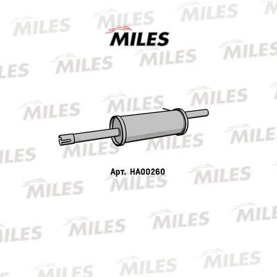 Miles HA00260 Глушитель, задняя часть HA00260: Отличная цена - Купить в Польше на 2407.PL!