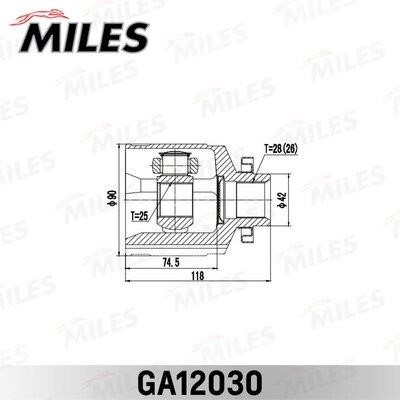 Miles GA12030 Gelenksatz, antriebswelle GA12030: Kaufen Sie zu einem guten Preis in Polen bei 2407.PL!