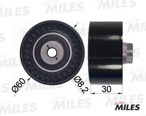 Miles AG02075 Tensioner pulley, timing belt AG02075: Buy near me in Poland at 2407.PL - Good price!