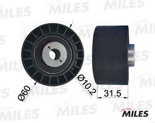 Miles AG02079 Tensioner pulley, timing belt AG02079: Buy near me in Poland at 2407.PL - Good price!