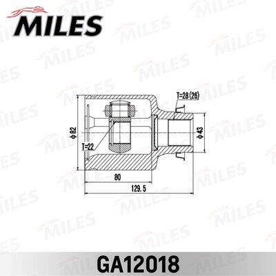 Miles GA12018 ШРКШ GA12018: Приваблива ціна - Купити у Польщі на 2407.PL!