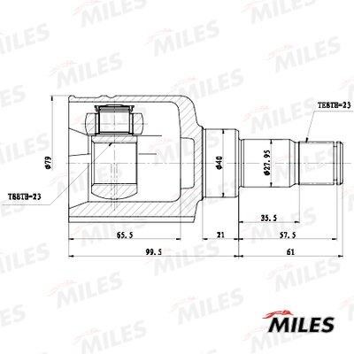 Miles GA11070 Gelenk, Antriebswelle GA11070: Kaufen Sie zu einem guten Preis in Polen bei 2407.PL!