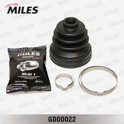 Miles GD00022 Bellow set, drive shaft GD00022: Buy near me in Poland at 2407.PL - Good price!
