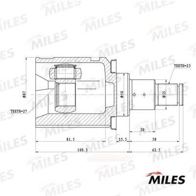 Miles GA10115 Joint kit, drive shaft GA10115: Buy near me in Poland at 2407.PL - Good price!