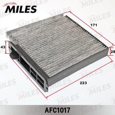 Miles AFC1017 Filter, interior air AFC1017: Buy near me in Poland at 2407.PL - Good price!