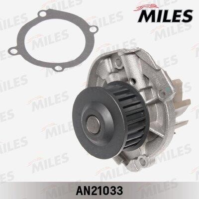 Miles AN21033 Water pump AN21033: Buy near me in Poland at 2407.PL - Good price!