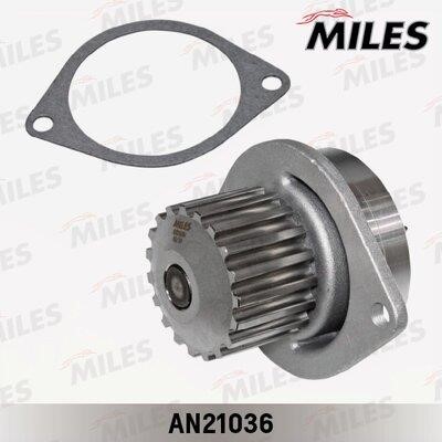 Miles AN21036 Water pump AN21036: Buy near me in Poland at 2407.PL - Good price!