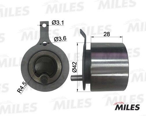 Miles AG02006 Tensioner pulley, timing belt AG02006: Buy near me in Poland at 2407.PL - Good price!