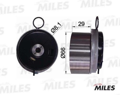 Miles AG02018 Tensioner pulley, timing belt AG02018: Buy near me in Poland at 2407.PL - Good price!