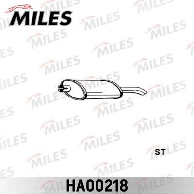 Miles HA00218 Глушитель, задняя часть HA00218: Отличная цена - Купить в Польше на 2407.PL!