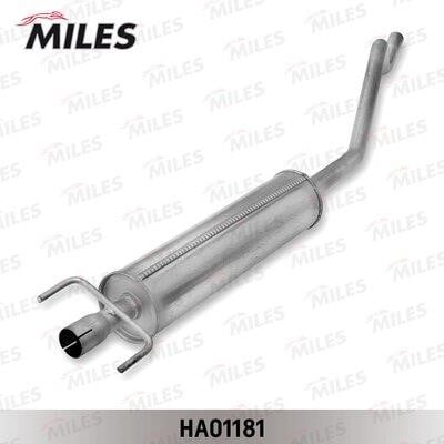 Miles HA01181 Средний глушитель выхлопных газов HA01181: Отличная цена - Купить в Польше на 2407.PL!