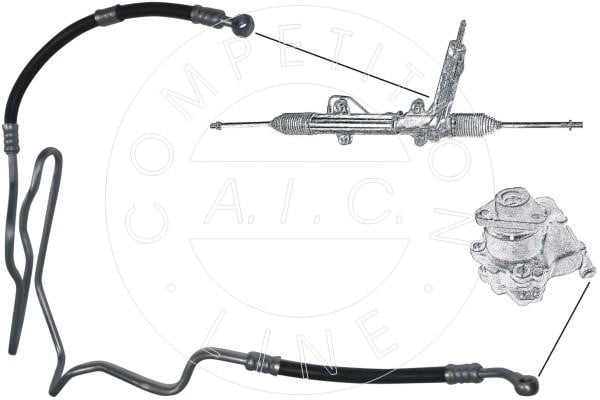 AIC Germany 54949 Hydraulic Hose, steering system 54949: Buy near me at 2407.PL in Poland at an Affordable price!