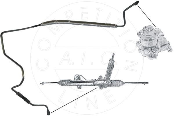 AIC Germany 54956 Power Steering High Pressure Hose (Power Steering) 54956: Buy near me in Poland at 2407.PL - Good price!