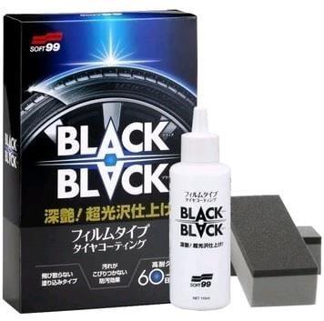 Soft99 02082 Coating for tires "Black Black", 110 ml 02082: Buy near me in Poland at 2407.PL - Good price!