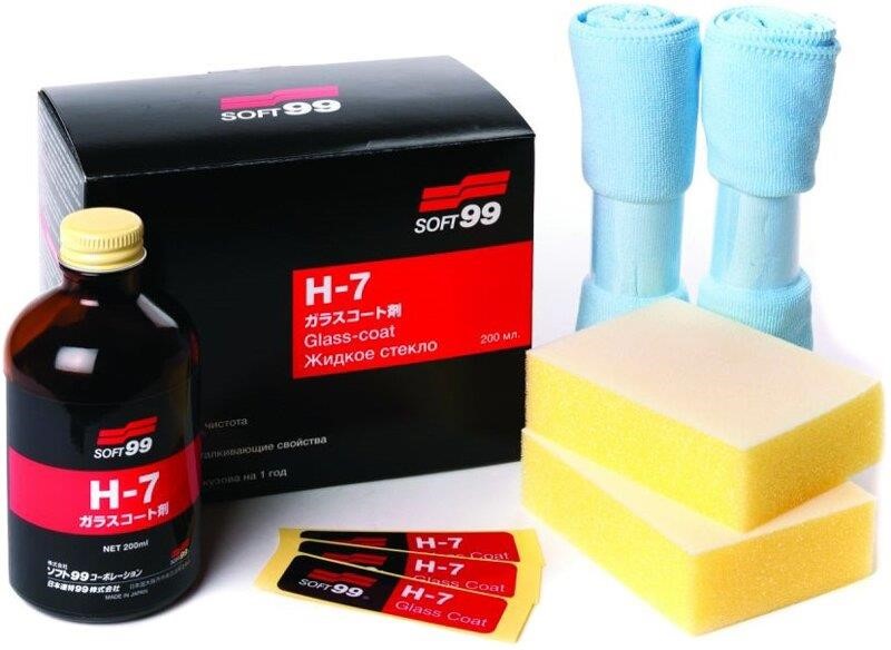 Soft99 10084 Body coating Liquid glass "H-7", 200 ml 10084: Buy near me in Poland at 2407.PL - Good price!