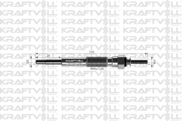 Kraftvoll 05030123 Glow plug 05030123: Buy near me in Poland at 2407.PL - Good price!