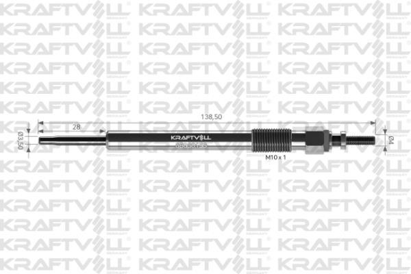 Kraftvoll 05030153 Glow plug 05030153: Buy near me in Poland at 2407.PL - Good price!