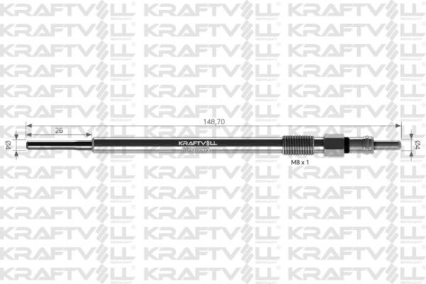 Kraftvoll 05030063 Glow plug 05030063: Buy near me in Poland at 2407.PL - Good price!