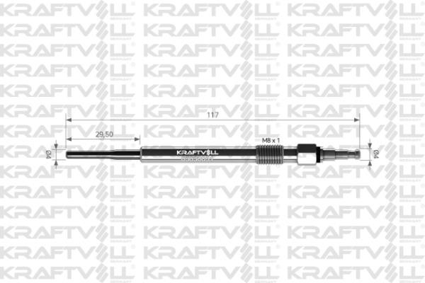 Kraftvoll 05030051 Glow plug 05030051: Buy near me in Poland at 2407.PL - Good price!