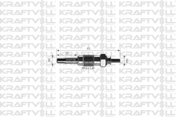Kraftvoll 05030068 Glow plug 05030068: Buy near me at 2407.PL in Poland at an Affordable price!