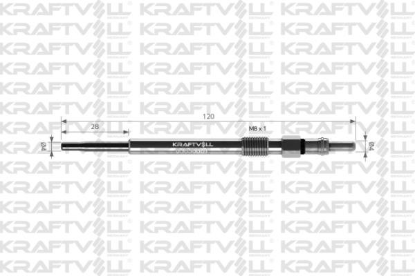 Kraftvoll 05030001 Glow plug 05030001: Buy near me in Poland at 2407.PL - Good price!