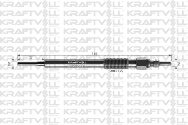 Kraftvoll 05030115 Glow plug 05030115: Buy near me in Poland at 2407.PL - Good price!