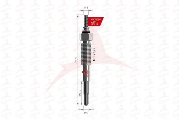 Meha MH70235 Glow plug MH70235: Buy near me in Poland at 2407.PL - Good price!