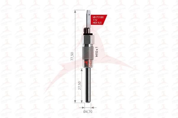 Meha MH70186 Glow plug MH70186: Buy near me in Poland at 2407.PL - Good price!