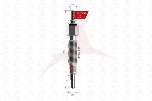 Meha MH70248 Glow plug MH70248: Buy near me at 2407.PL in Poland at an Affordable price!