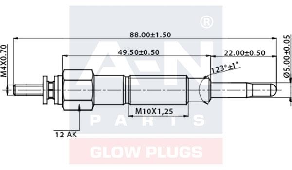 A-N Parts A-N085051 Glühkerze AN085051: Kaufen Sie zu einem guten Preis in Polen bei 2407.PL!