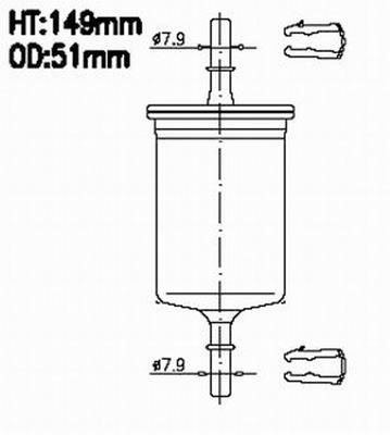 Azumi Filtration Product FSP51862M Kraftstofffilter FSP51862M: Kaufen Sie zu einem guten Preis in Polen bei 2407.PL!