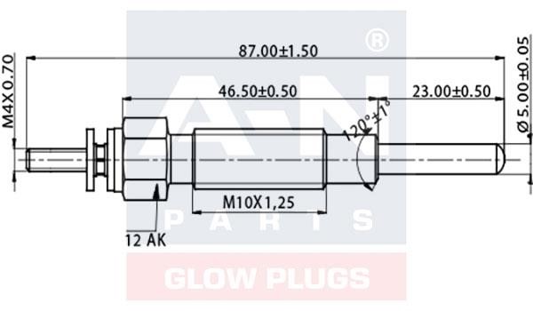 A-N Parts A-N086182 Glow plug AN086182: Buy near me in Poland at 2407.PL - Good price!