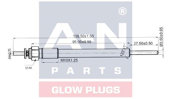 A-N Parts A-N139177 Glow plug AN139177: Buy near me in Poland at 2407.PL - Good price!