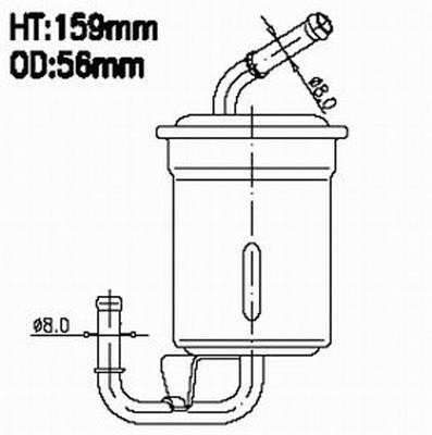 Azumi Filtration Product FSP26071 Топливный фильтр FSP26071: Отличная цена - Купить в Польше на 2407.PL!