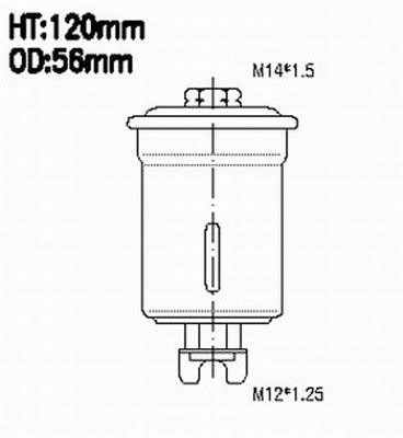 Azumi Filtration Product FSP21046 Fuel filter FSP21046: Buy near me in Poland at 2407.PL - Good price!