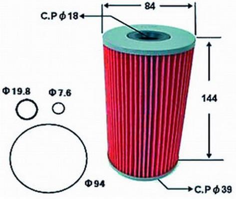 Azumi Filtration Product OE24503 Oil Filter OE24503: Buy near me at 2407.PL in Poland at an Affordable price!